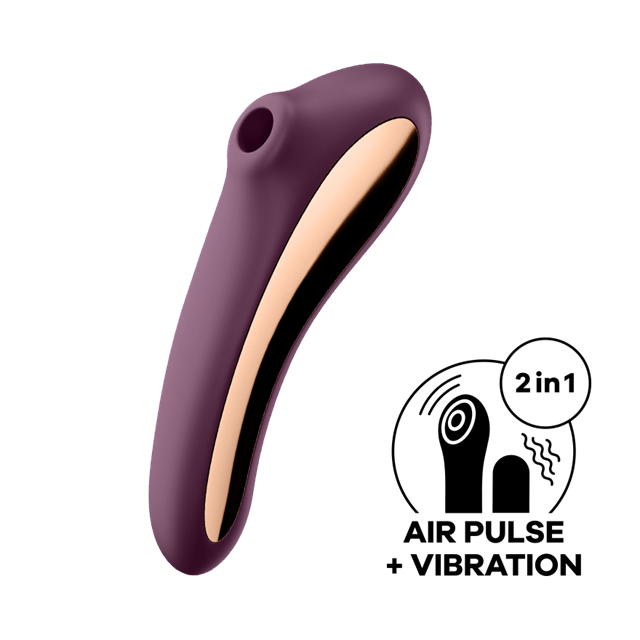 Satisfyer Dual Kiss - Vinrød