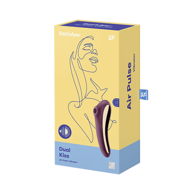 Satisfyer Dual Kiss - Vinrød