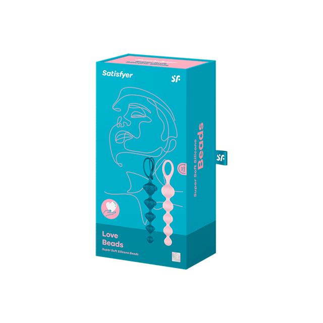 Love Beads Anal Plugs 2x Set - Coloured
