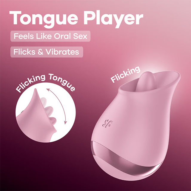 Satisfyer Tongue Player Flicking Clitoral Stimulator