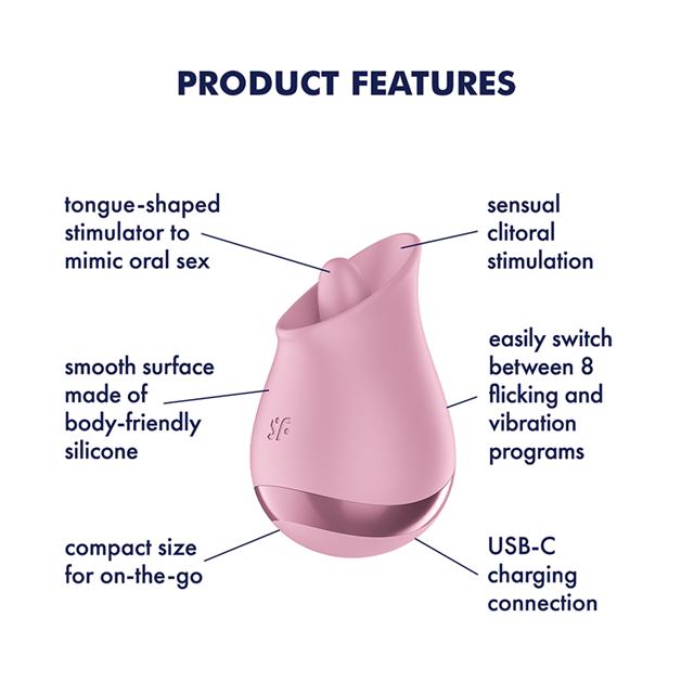 Satisfyer Tongue Player Flicking Clitoral Stimulator
