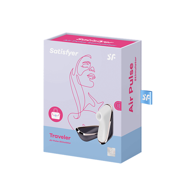 Traveler - Diskret Lufttrykksvibrator - Svart