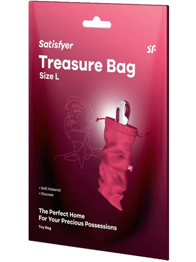Satisfyer Treasure Toy Bag Large Pink