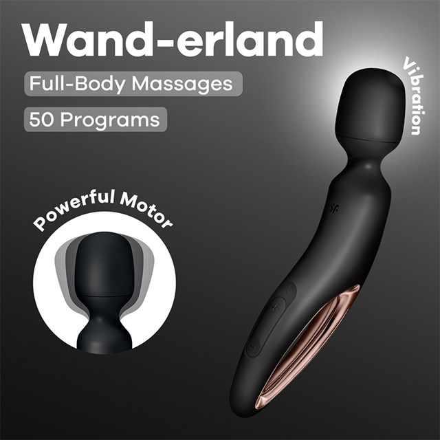 Satisfyer Wand-Erland Black/Rosegold