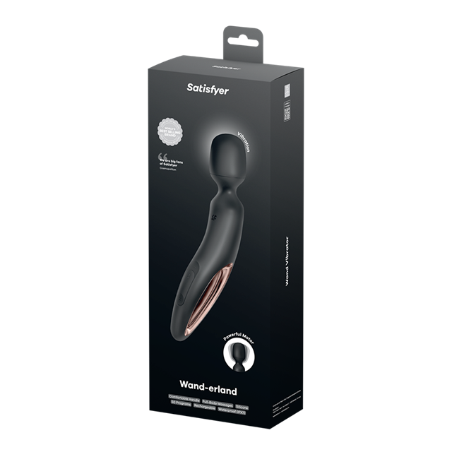Satisfyer Wand-Erland Black/Rosegold