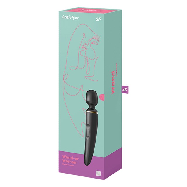SATISFYER WAND-ER WOMEN - SVART