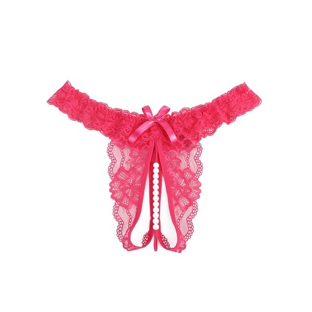 Sexy Lace Pearl Panty Rose