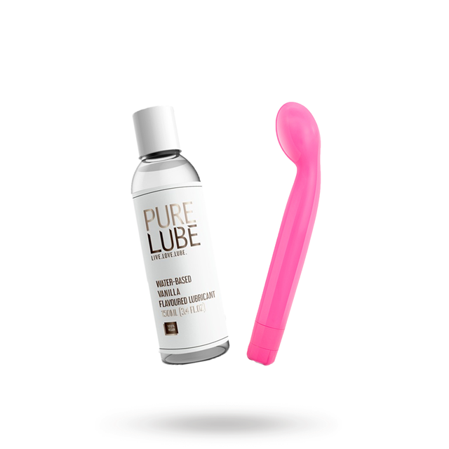 SEXY THINGS G SLIM + PURE LUBE VANILLA FLAVOURED LUBRICANT 150 ML KIT