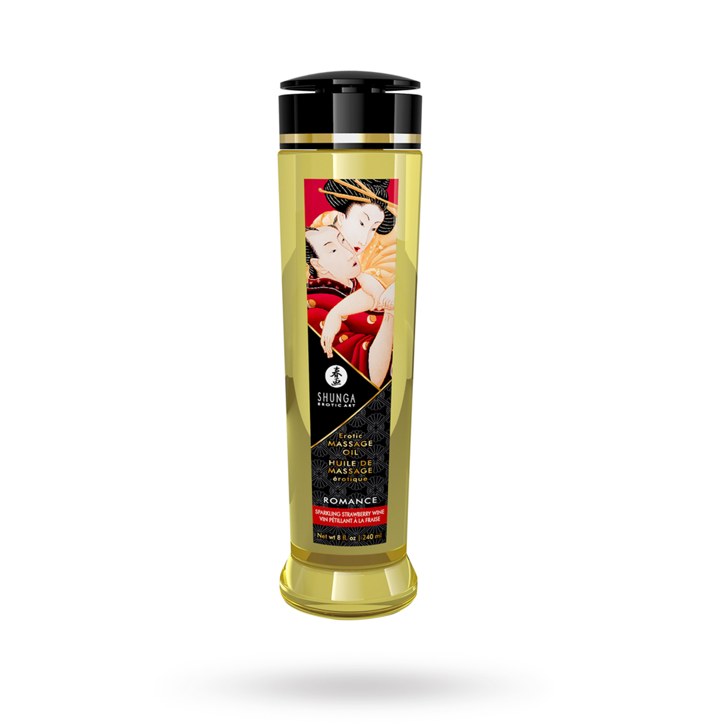 Erotisk Massasjeolje - ROMANCE Sparkling Strawberry Wine 240ML