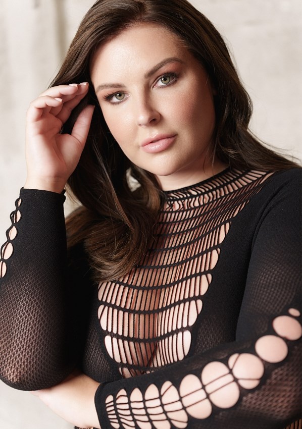 Kalyke XXIII - Bodystocking with Turtleneck plus size