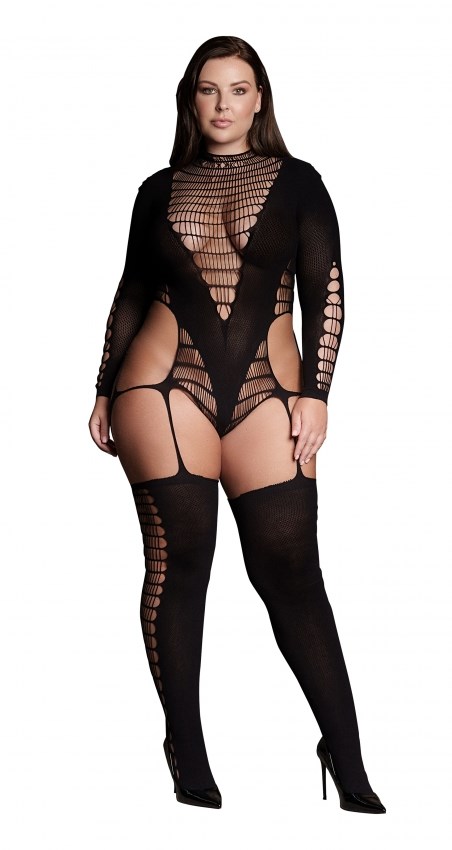 Kalyke XXIII - Bodystocking with Turtleneck plus size