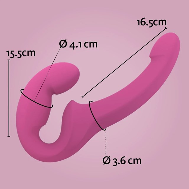 SHARE LITE - Double dildo - Blackberry