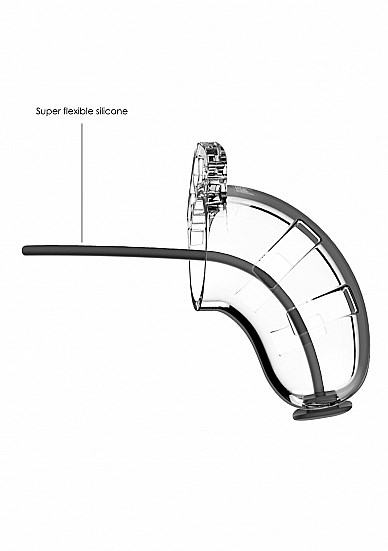 Model 15 Chastity Cage with Urethral Dialator - 9 cm
