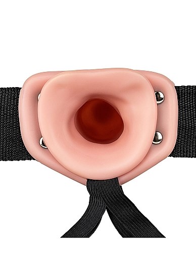 Hollow Strap-on without Balls 24,5 cm - white