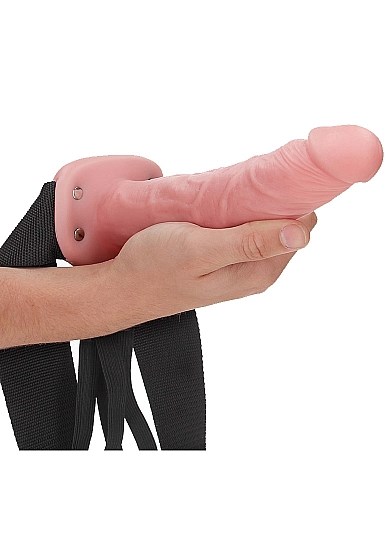 Hollow Strap-on without Balls 20,5 cm - White
