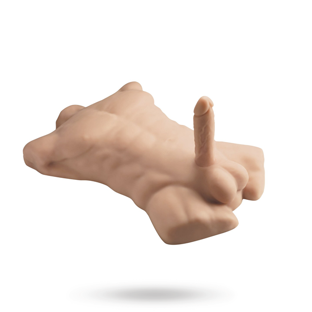 SILEXD TORSO APOLLO L FLESH + 17.7 CM DILDO