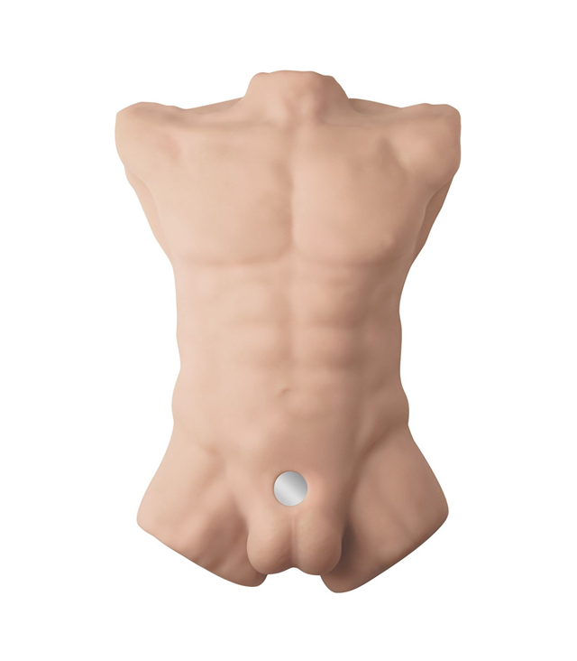 SILEXD TORSO APOLLO L FLESH + 17.7 CM DILDO