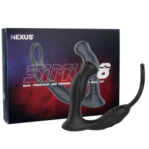 NEXUS - SIMUL8 STROKER EDITION VIBRATING DUAL MOTOR ANAL COCK AND BALL TOY