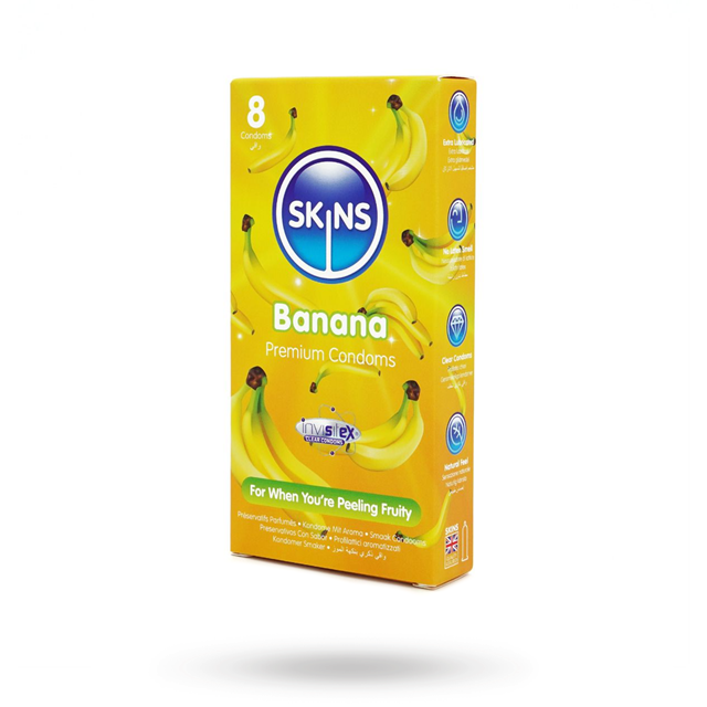 Kondomer med Banansmak 8-pack