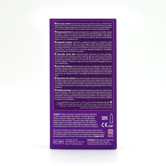 Skins Extra Large Condoms 16-pack