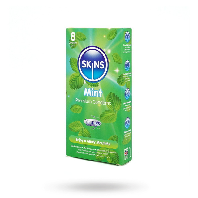 Kondomer med Mintsmak 8-pack