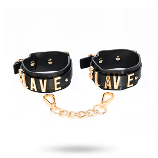 Slave Handcuff With Golden Chain