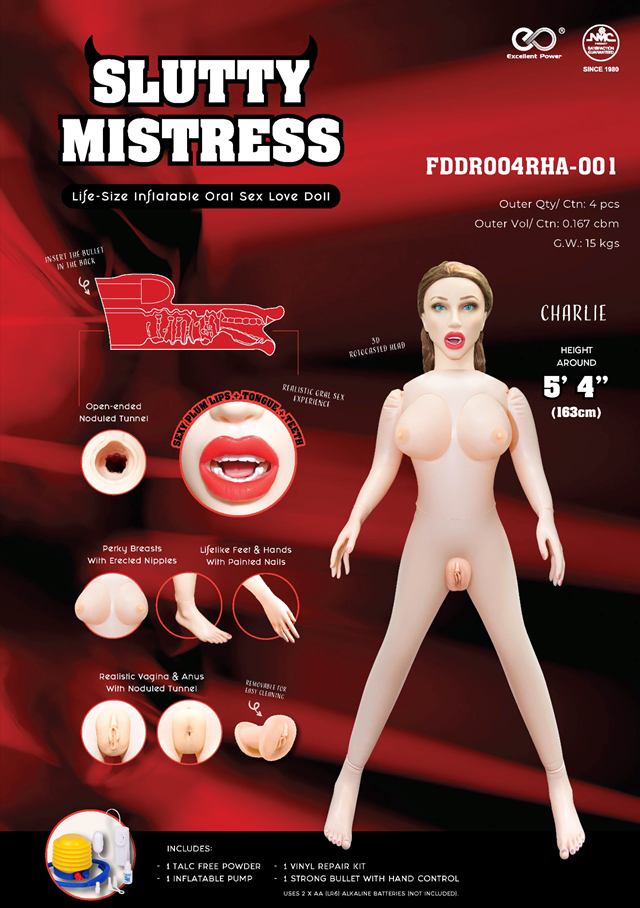 Slutty Mistress Charlie Love Doll 163 cm