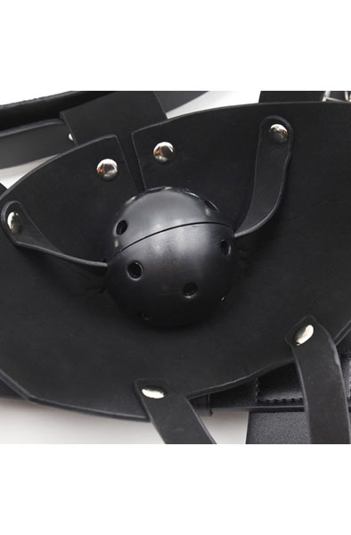 SM Harness Head Muzzle Black