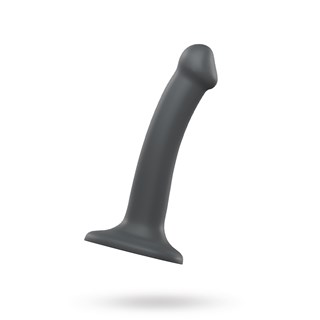 Mono Density Dildo Grey - 17 Cm