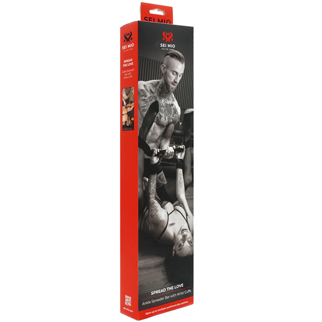 Spread The Love Ankle Spreader Bar With Wrist Cuffs