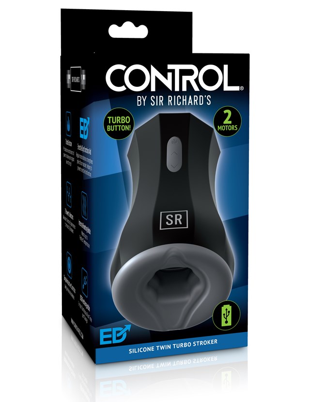 CONTROL Twin Turbo - Oppladbar Masturbator