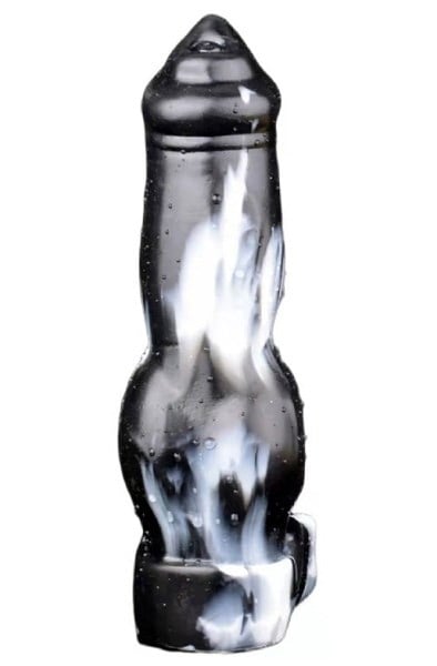 Stonewell Penis Sleeve Black/White 17 cm