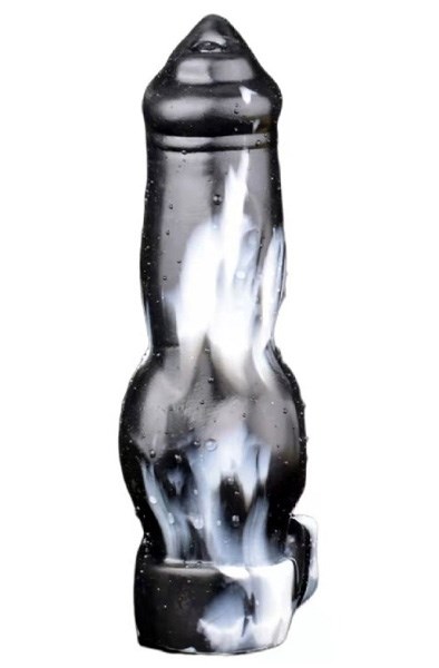 Stonewell Penis Sleeve Black/White 17 cm