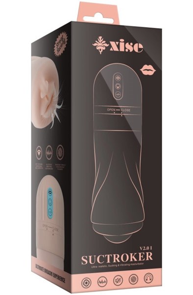 Sucking & Vibrating Mouth Masturbator