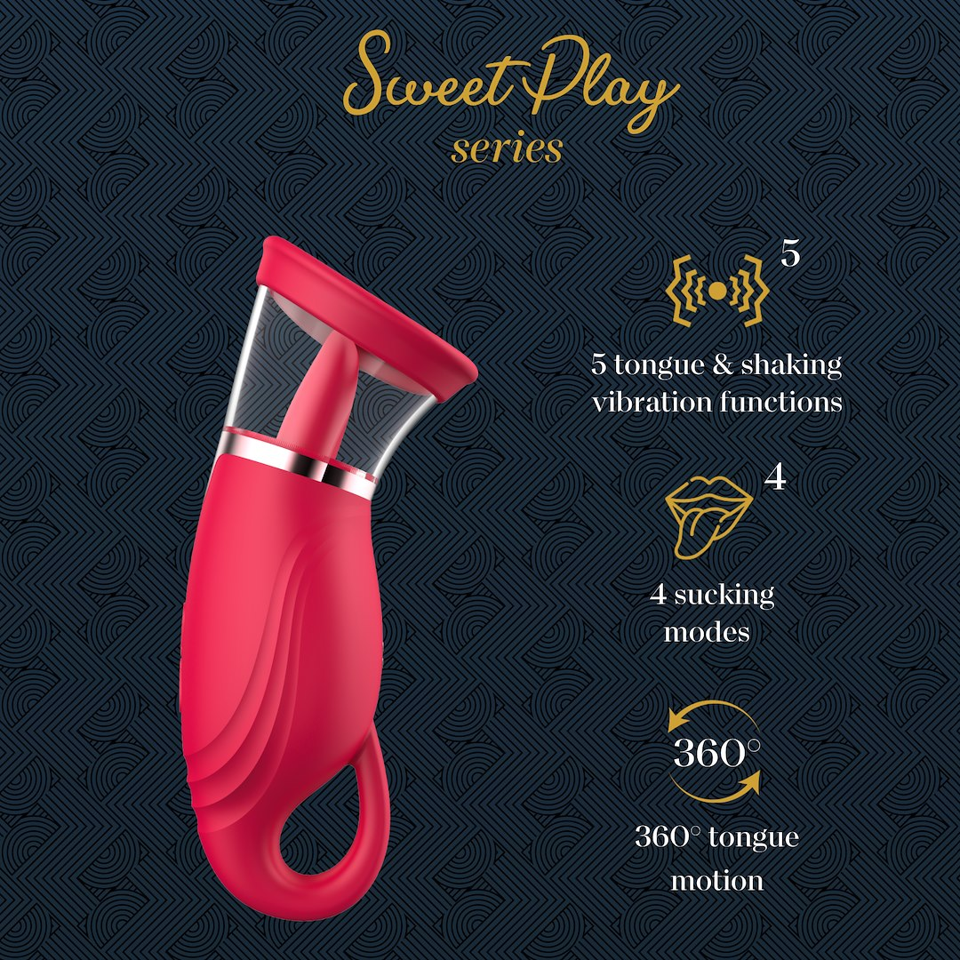 Suction Vibrator With 360° Tongue Stimulation