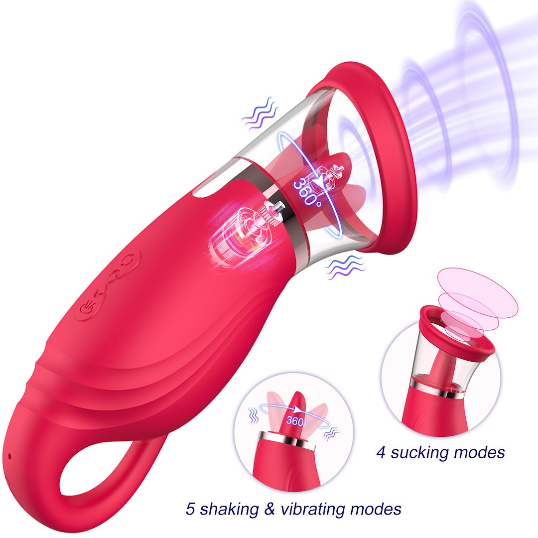 Suction Vibrator With 360° Tongue Stimulation