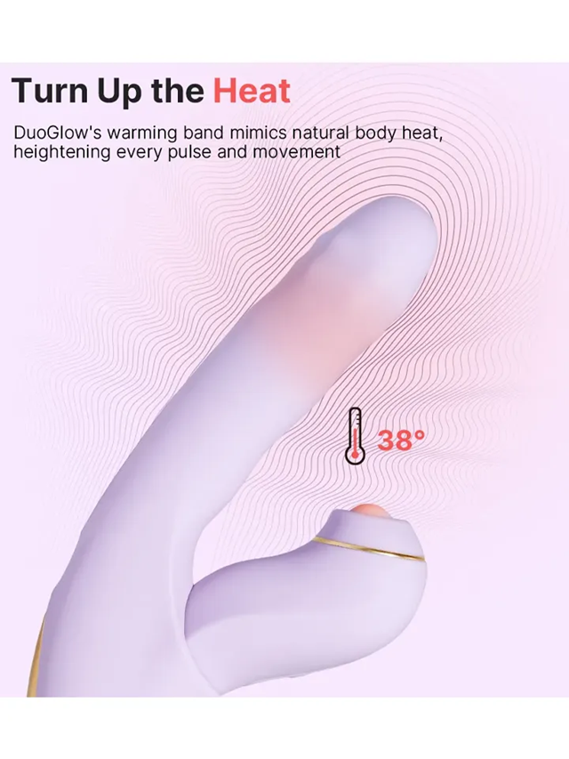 Svakom Duo Glow Thrusting Beaded Vibrator With App