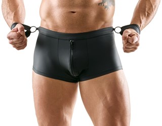 Open Back Pants With Handcuffs