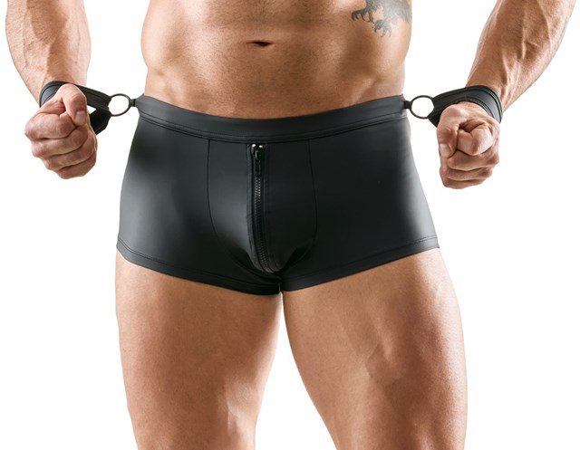 Open Back Pants With Handcuffs