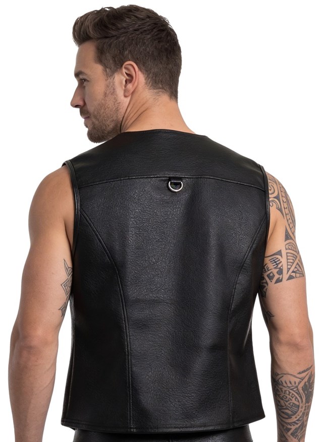 Open Vest Black