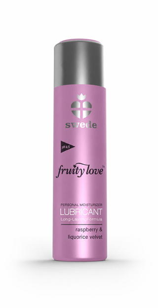Fruity Love Glidemiddel 100 Ml – Raspberry & Liquorice Velvet