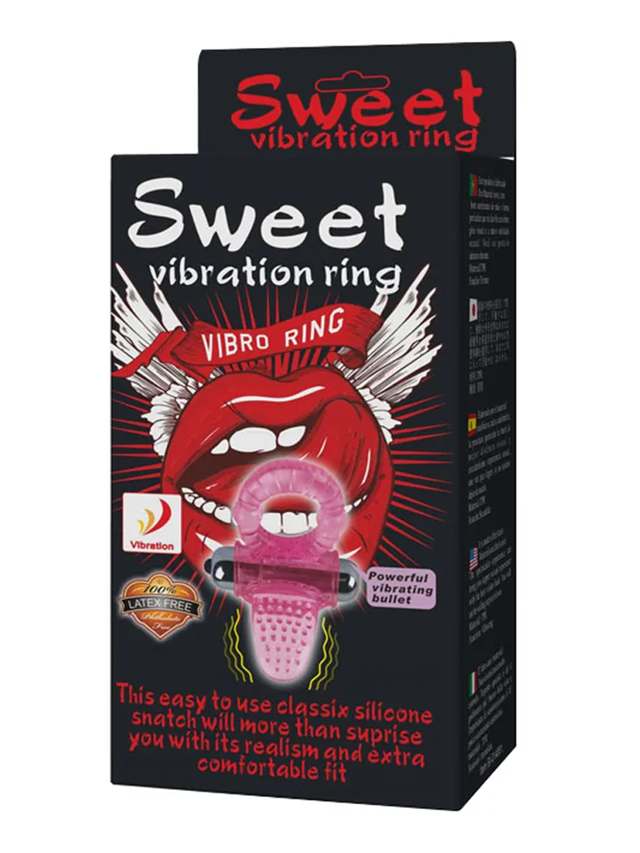 Sweet Vibrating Ring Pink