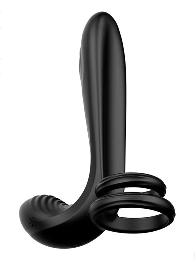 Synkox Girth Gainer Vibrating Double Cockring