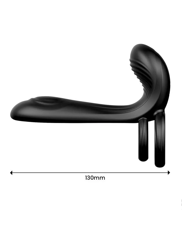 Synkox Girth Gainer Vibrating Double Cockring