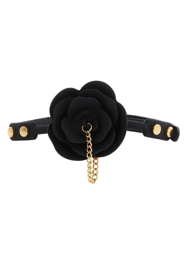 Rose Ball Gag With Plug