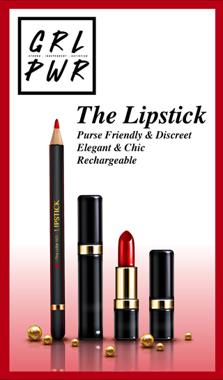 The Lipstick - Oppladbar Leppestiftvibrator