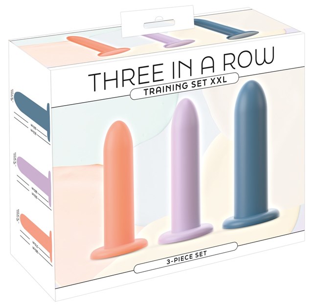 Three in a Row 3-piece Dildo Set