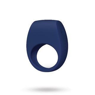 Tor 3 Vibrating Penis Ring - Base Blue