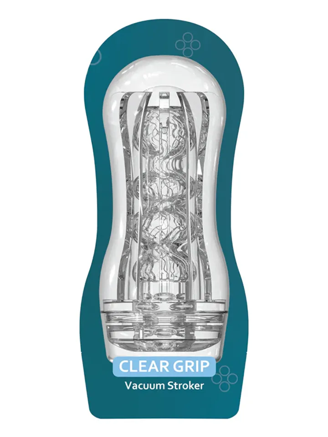 Clear Grip Vacuum Stroker