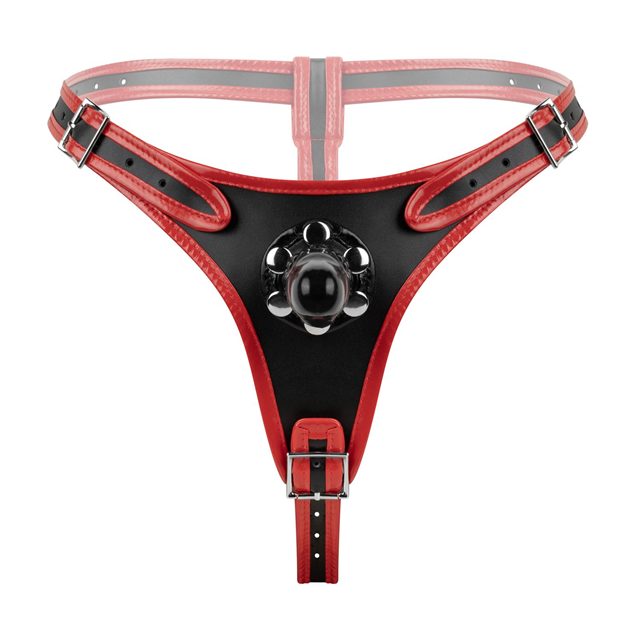 Triple Dildo Strap-On Harness